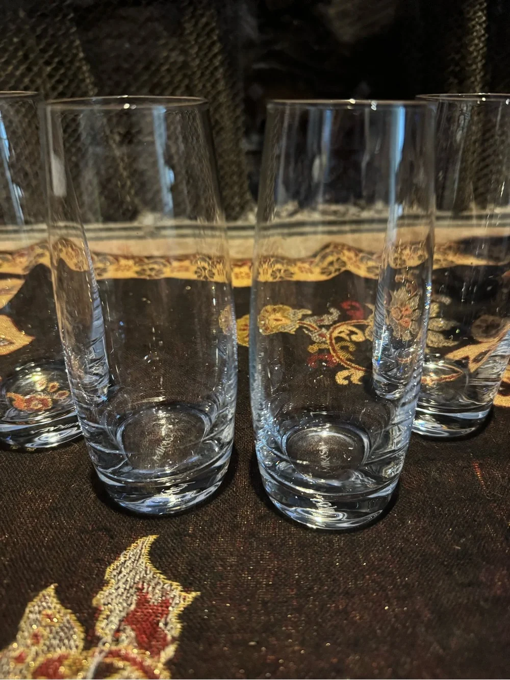 Mikasa Clear Highball Glasses Set of 4